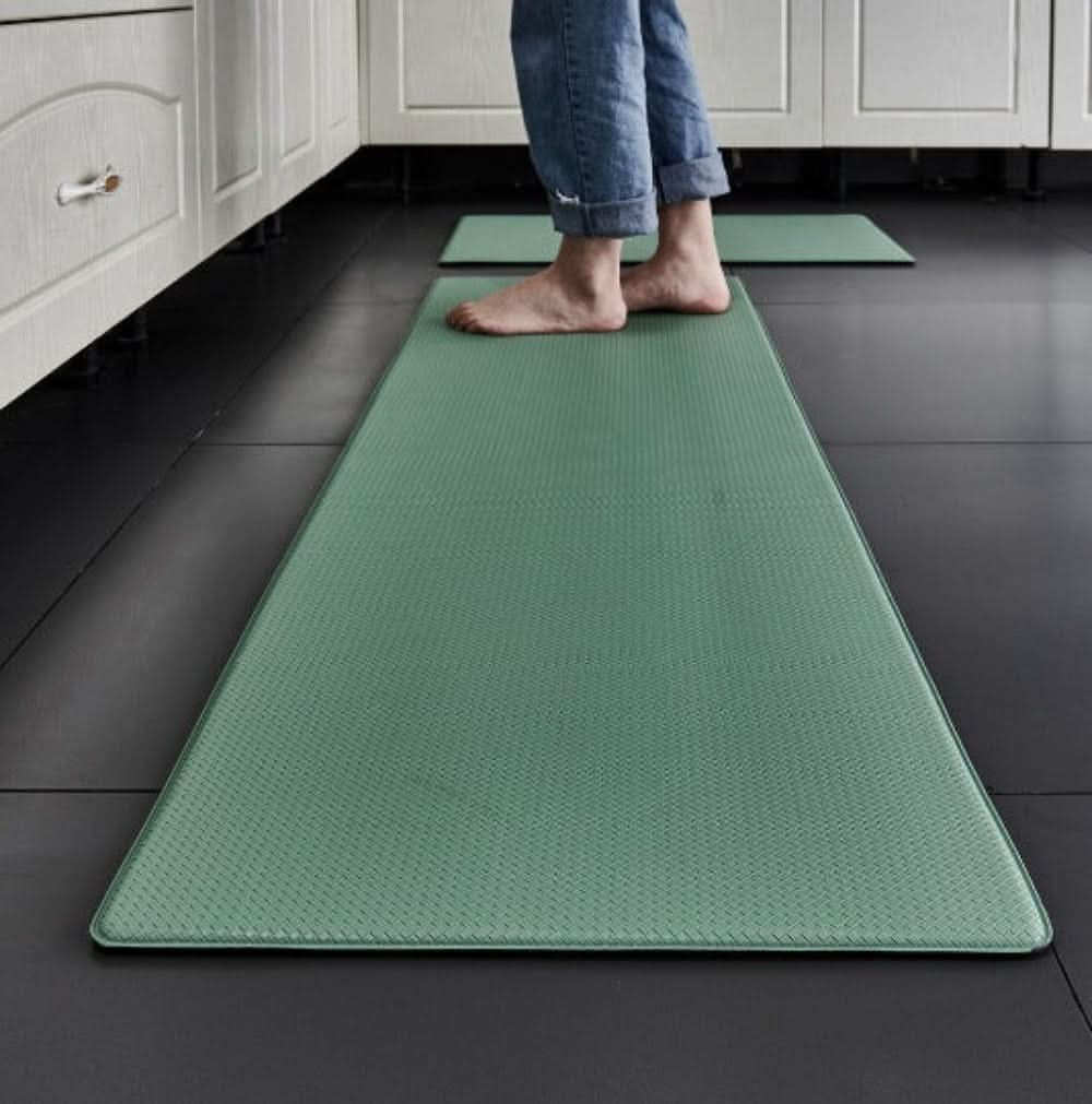 Elvoria Ergonomische, rutschfeste PVC-Küchenmatte gegen Ermüdung