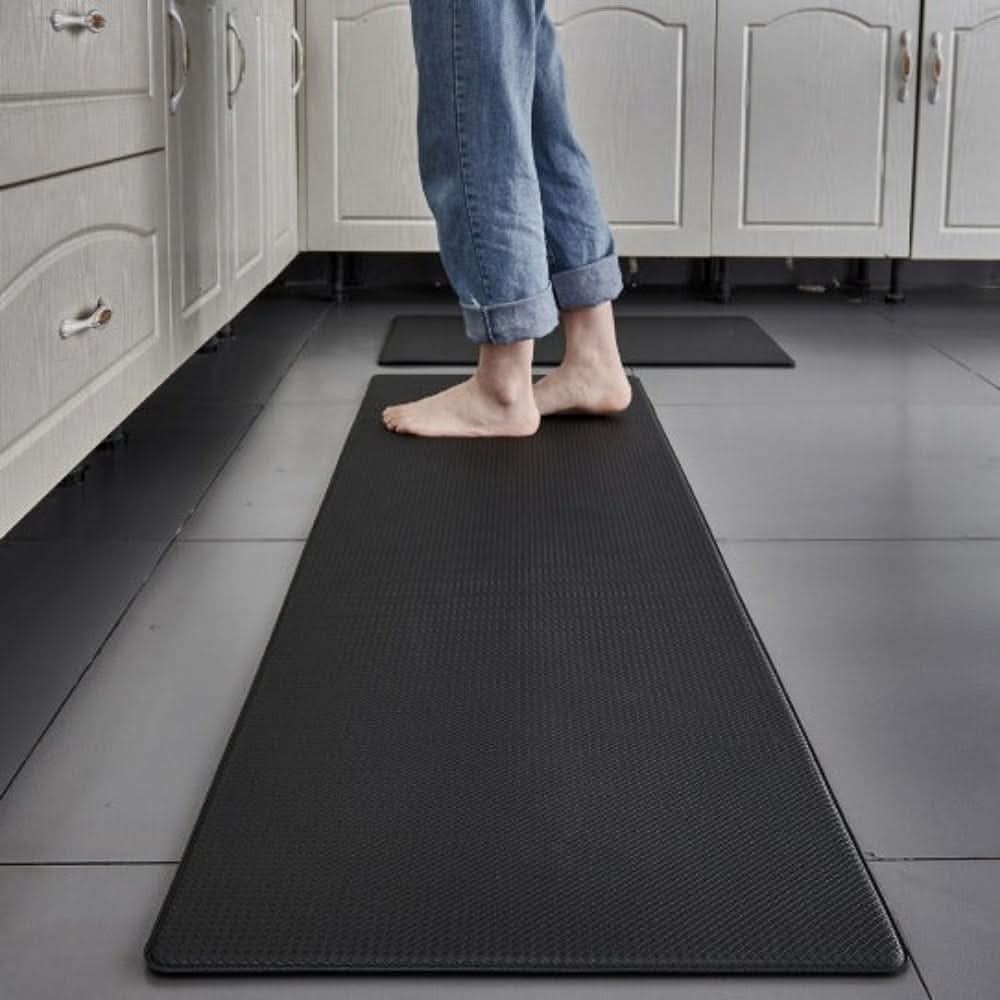 Elvoria Ergonomische, rutschfeste PVC-Küchenmatte gegen Ermüdung