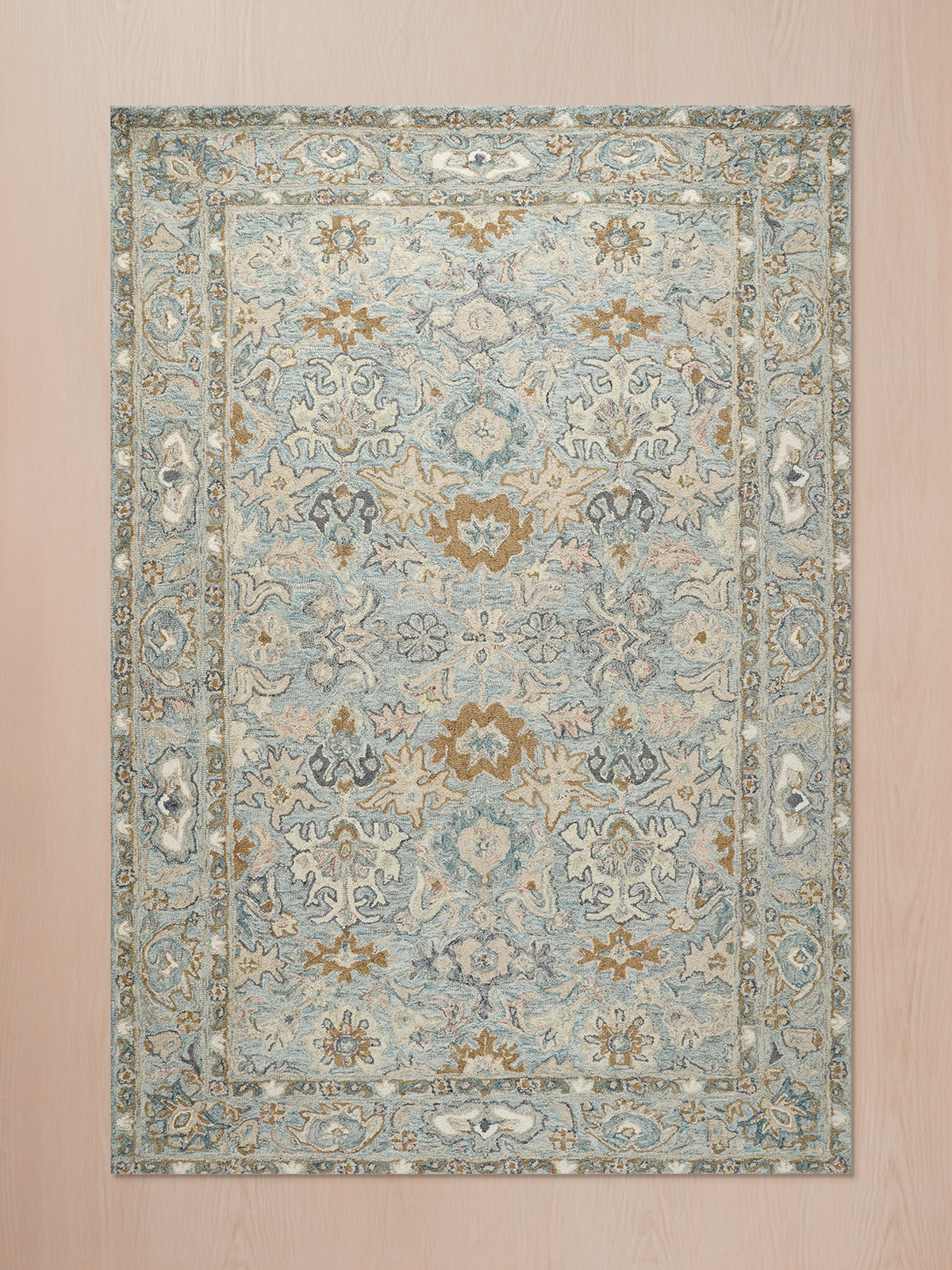 Veloria Teppich aus Wolle und Baumwolle im persischen Stil