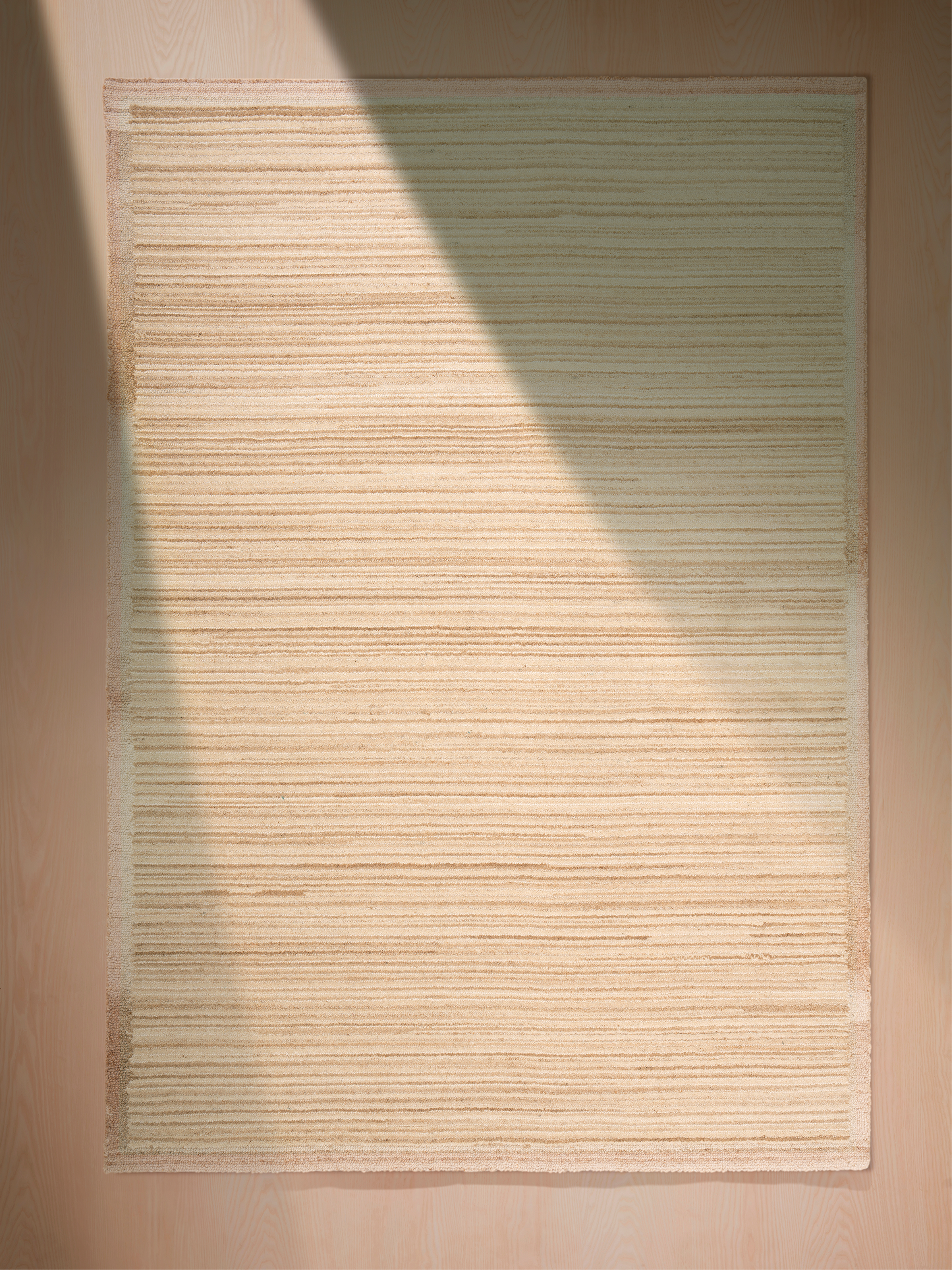 Wollteppich Beige 160x230 200x300 für Wohnzimmer und Schlafzimmer