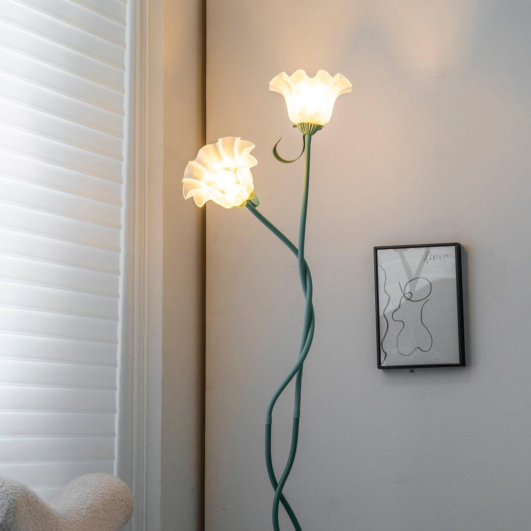 Calla flower lamp for living room