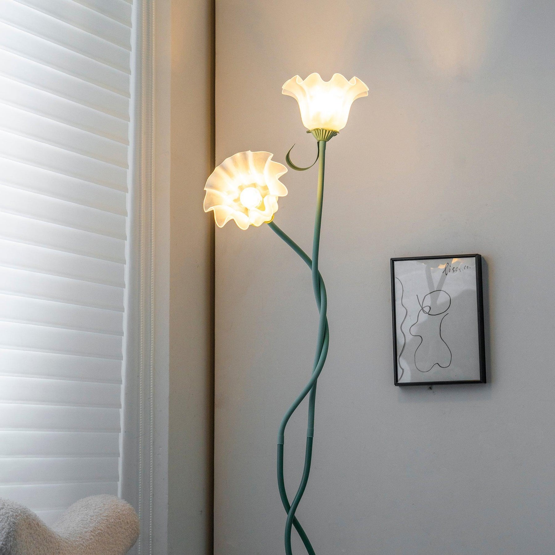 Calla flower lamp for living room