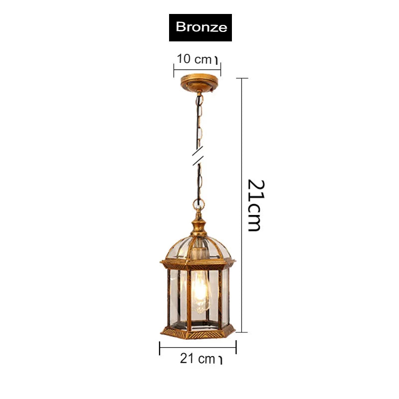 Hanging lamp for garden outdoor area