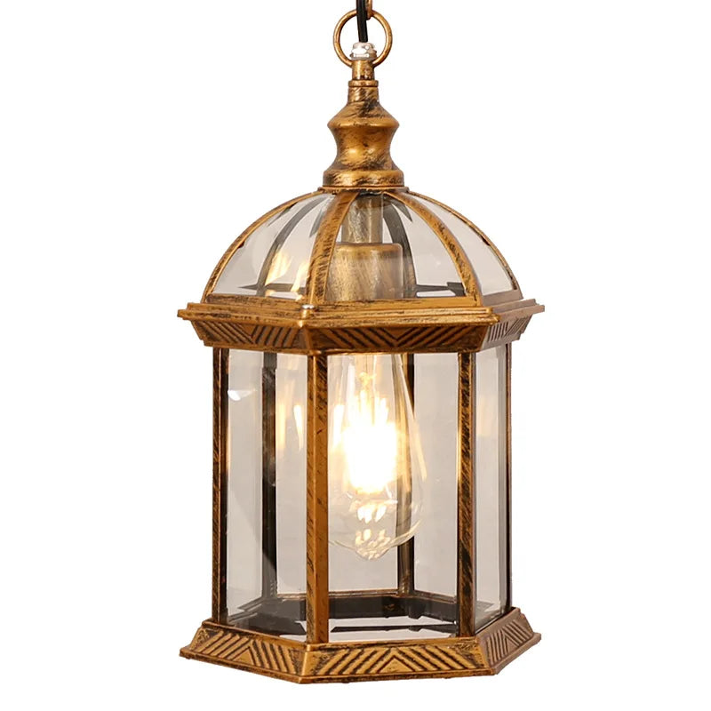 Hanging lamp for garden outdoor area