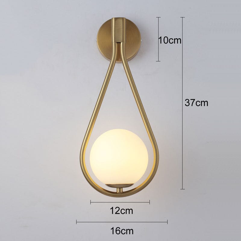 Elegant LED wall light