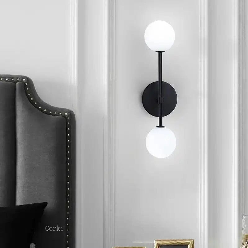 Runde Milchglas Led Wandleuchte