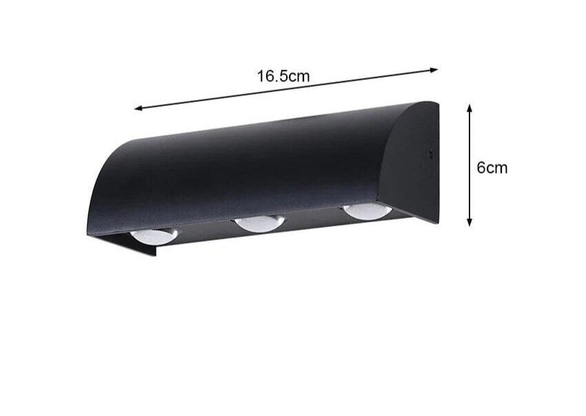 Waterproof LED outdoor wall light