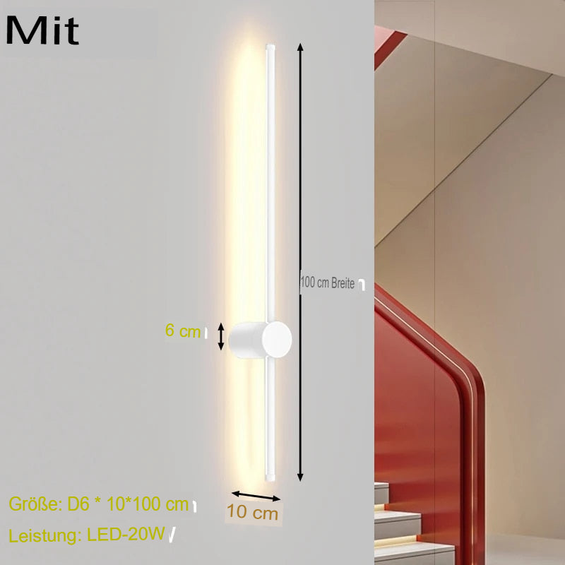 Skandinavische LED-Wandlampe – Dezentes Design mit warmem Licht