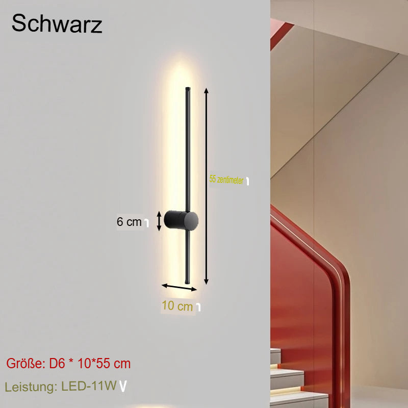 Skandinavische LED-Wandlampe – Dezentes Design mit warmem Licht