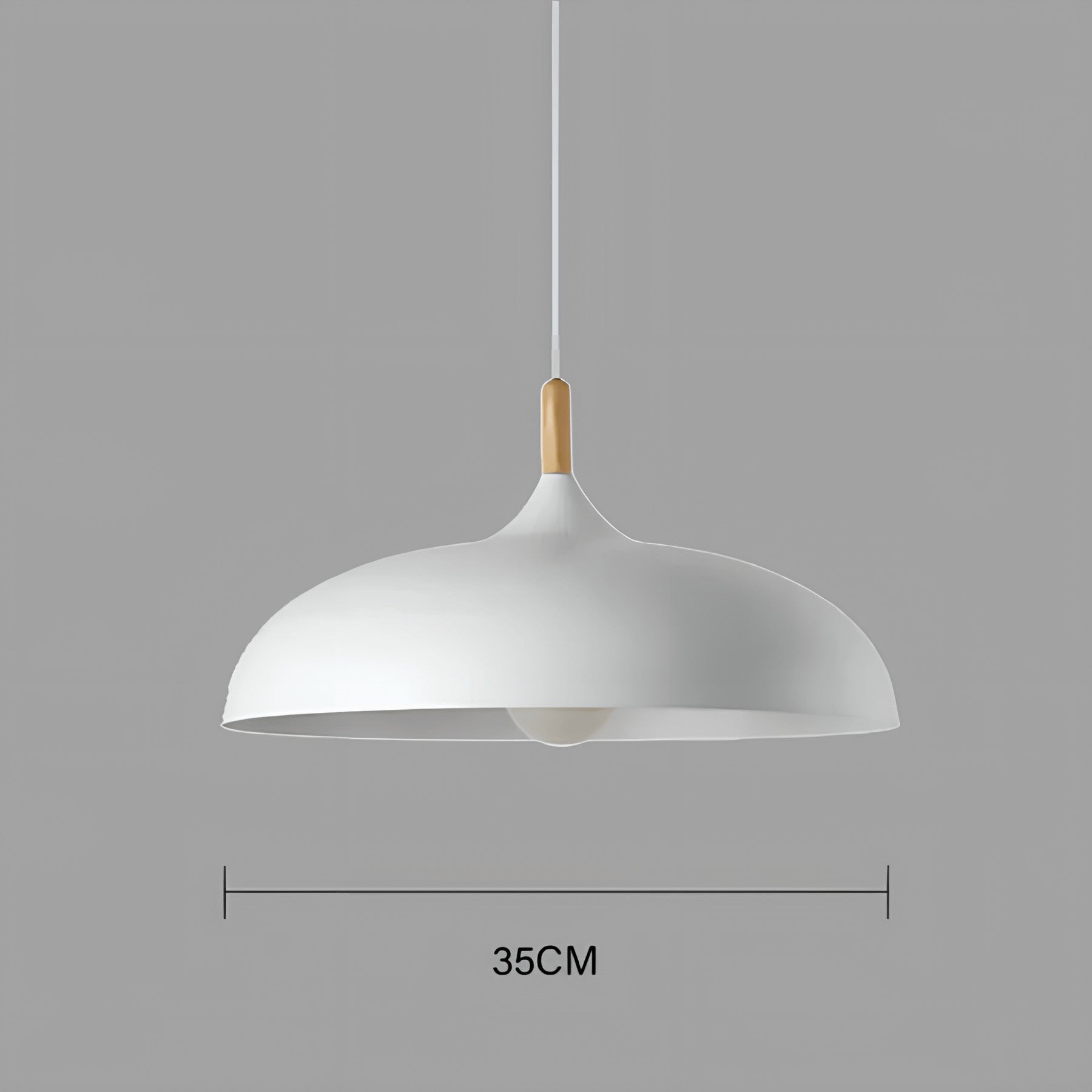 ScandiOak – Minimalistische Eichenholz-LED-Deckenlampe-Aster Selection