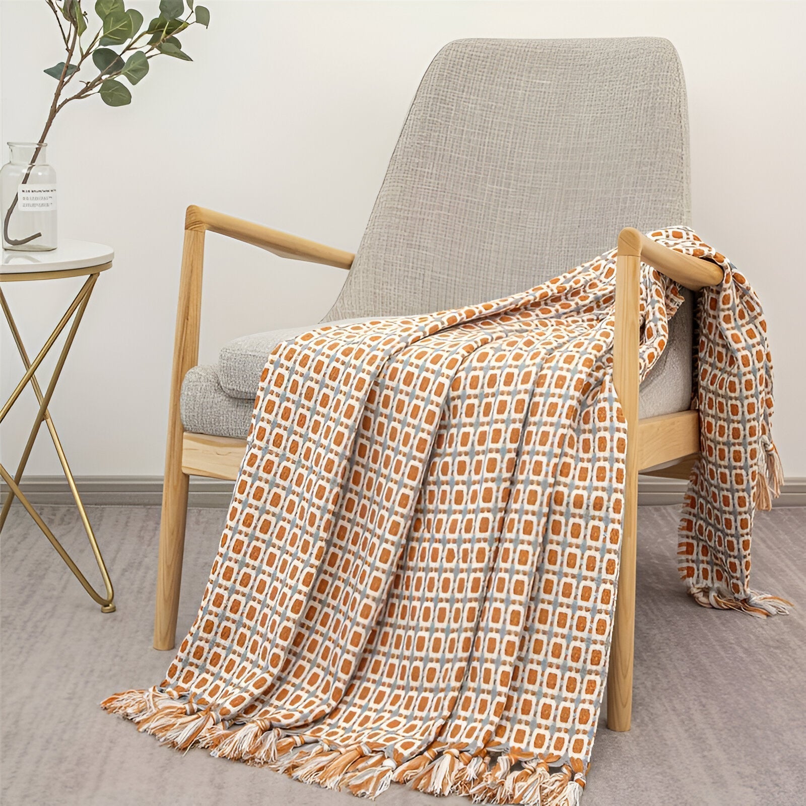 Kuschelige Fleece-Wohndecke