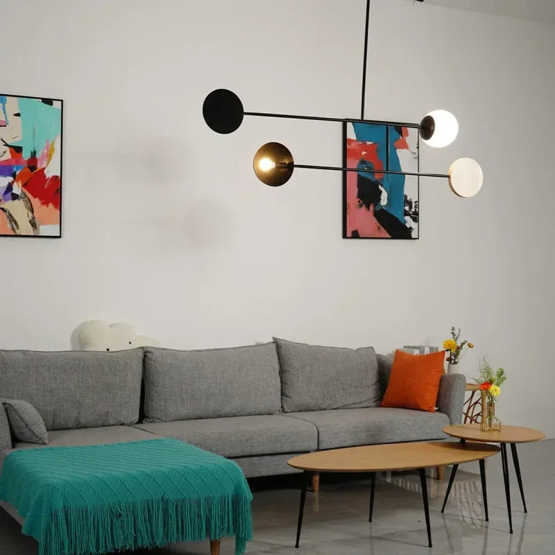Geometrische LED Pendelleuchte