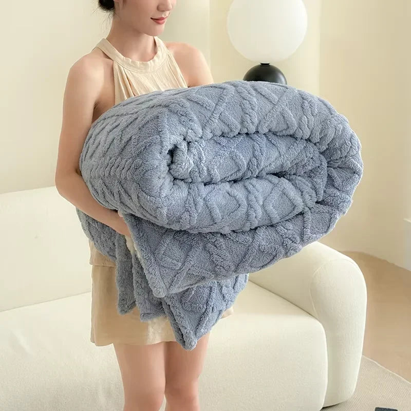 Premium-Komfortdecke aus Korallenfleece