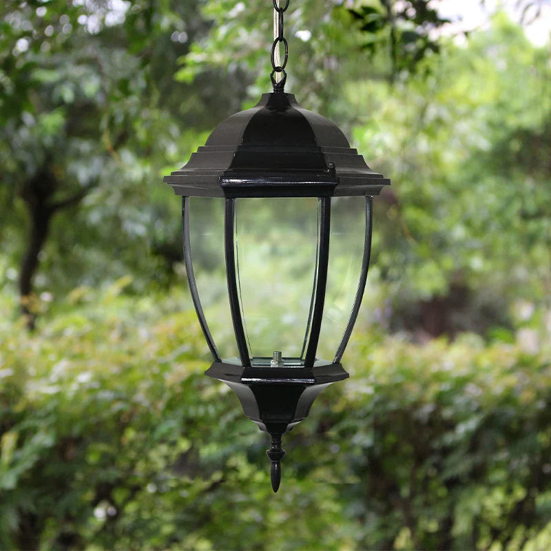 Vintage outdoor light in chandelier style