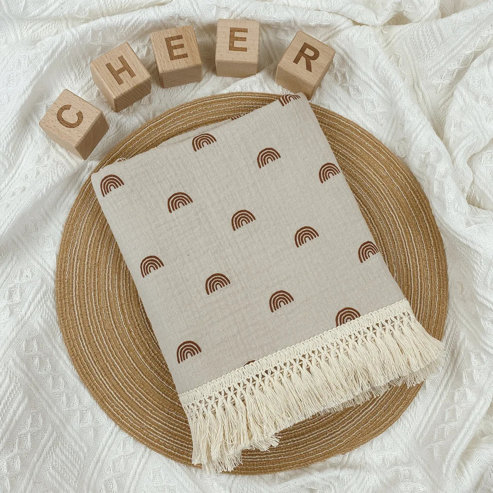 Baumwoll-Musselin Wickeldecke für Neugeborene-Aster Selection