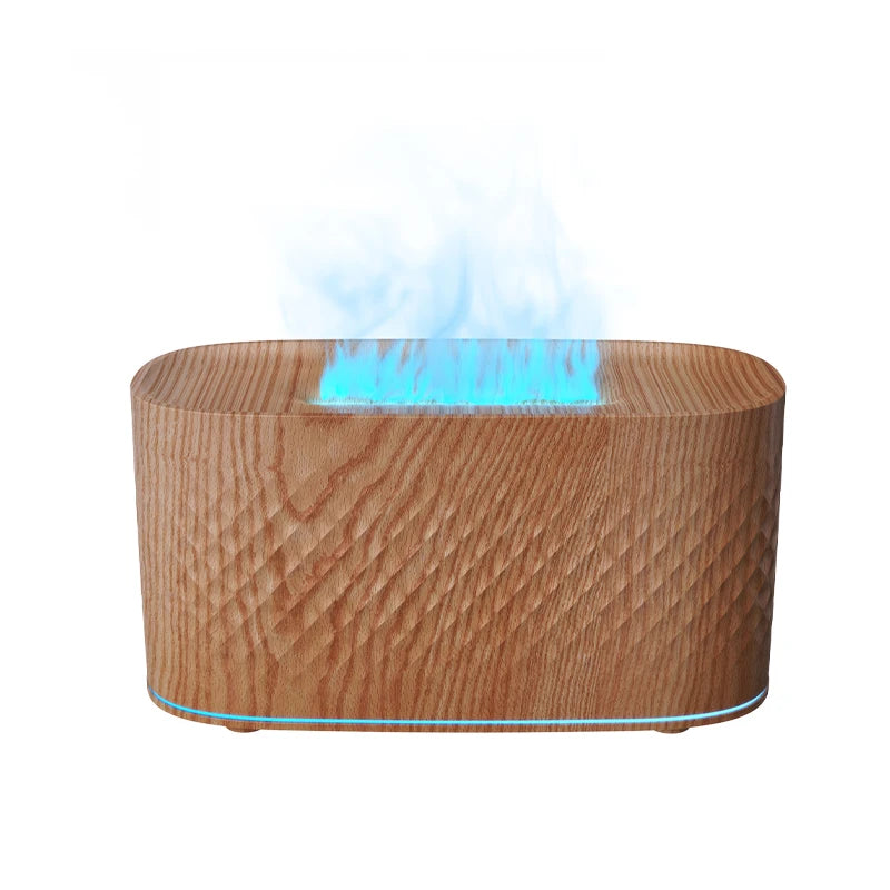 Aroma humidifier with LED flame effect – wellness & design combined