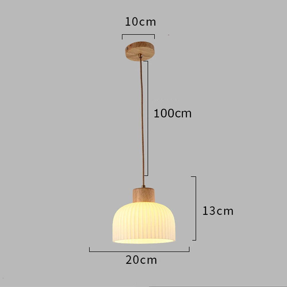 Aster Maison | Pendelleuchte aus Glas im Japanischen Stil