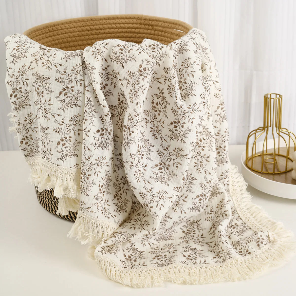 Baumwoll-Musselin Wickeldecke für Neugeborene-Aster Selection