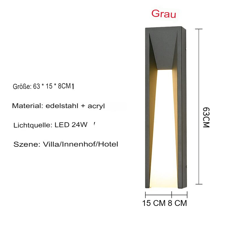 Elegant outdoor wall light