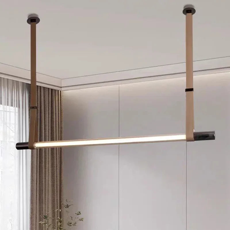 Designer Leder Pendelleuchte