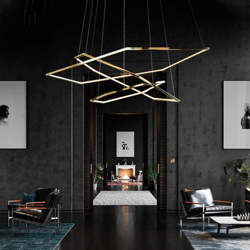 Luxuriöse LED Deckenlampe