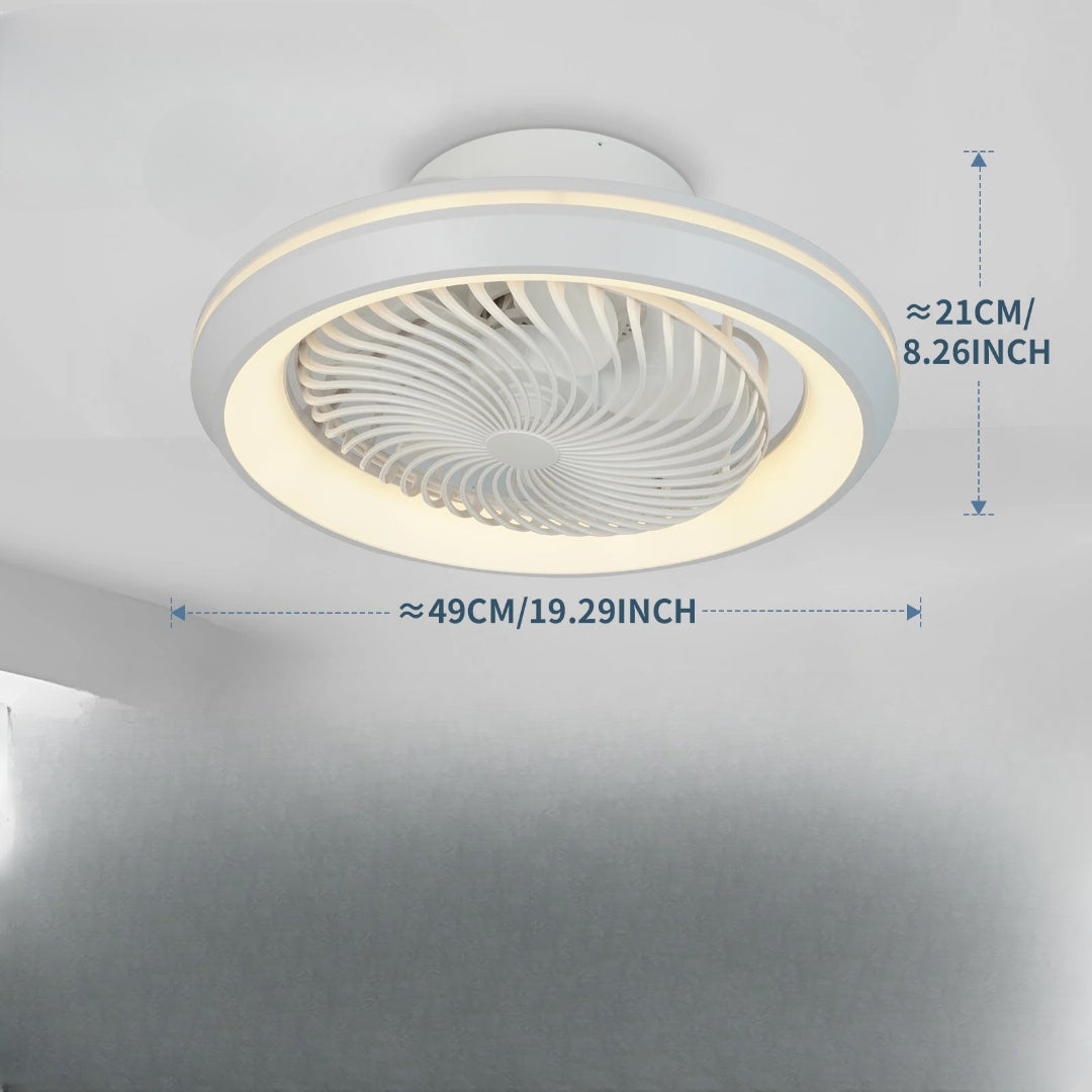 360° drehbarer Deckenventilator