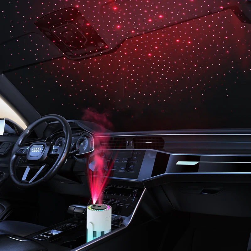 LED Projektions-Luftbefeuchter mit Sterneneffekt – 2-in-1 Aroma-Diffusor & Nachtlicht