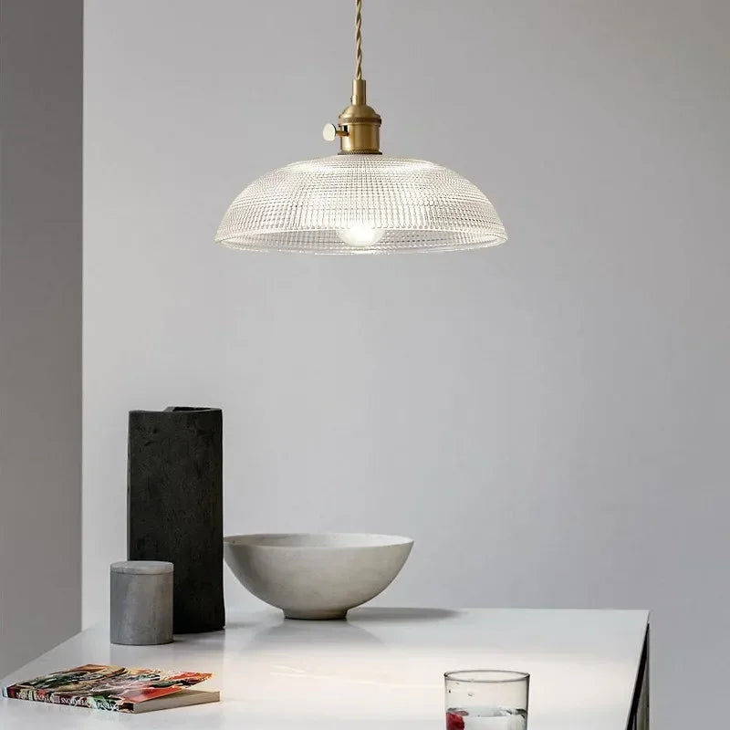 Glas E27 Pendelleuchte