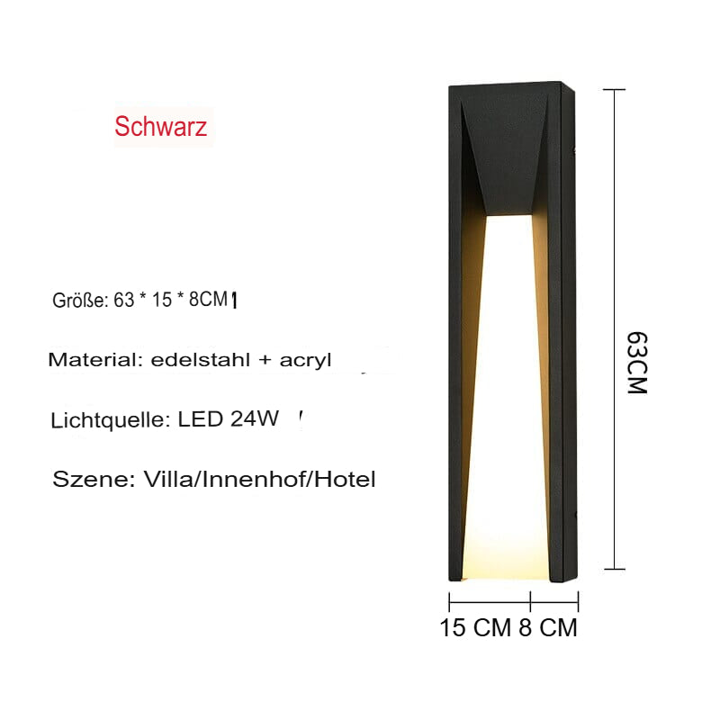 Elegant outdoor wall light