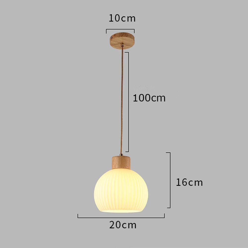 Aster Maison | Pendelleuchte aus Glas im Japanischen Stil
