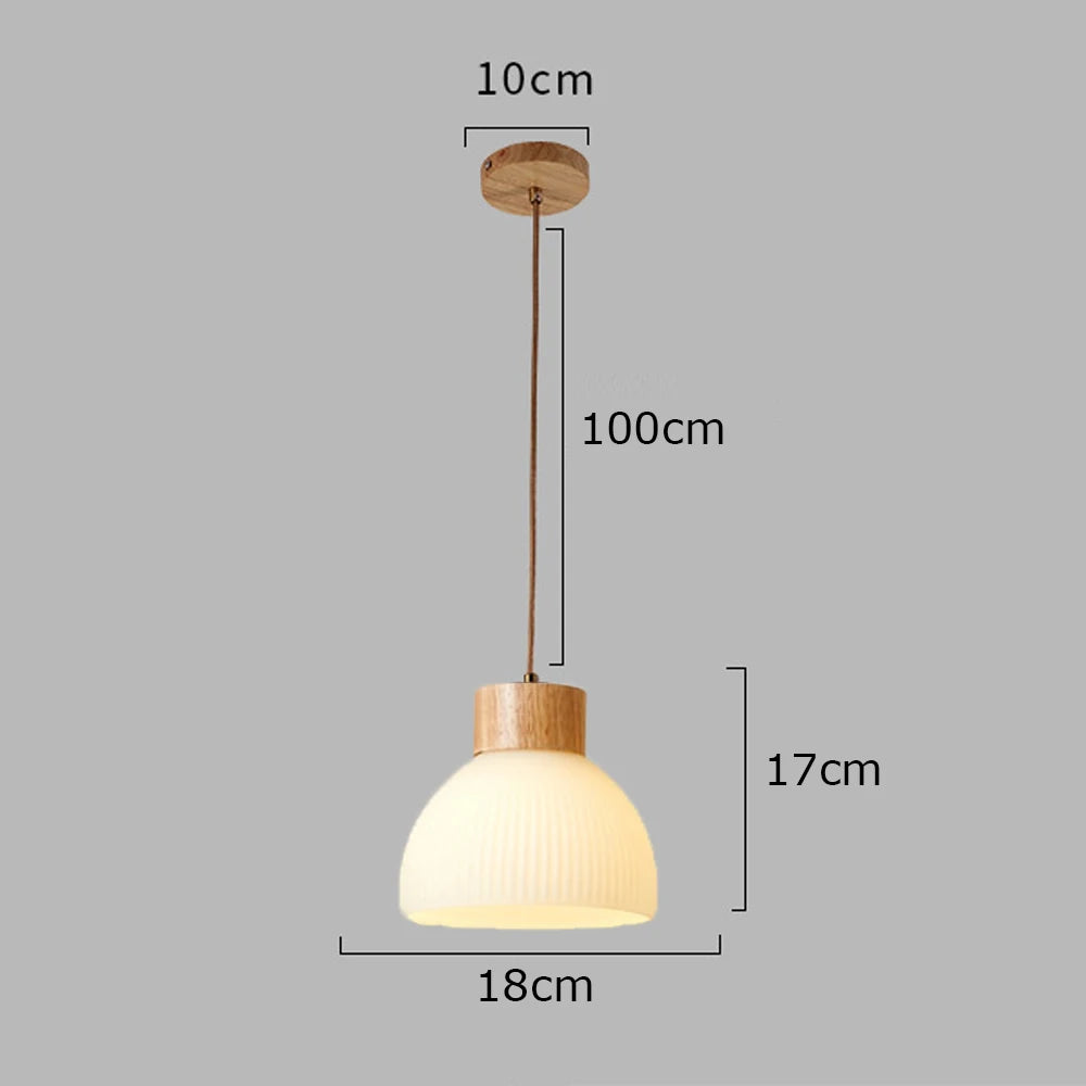 Aster Maison | Pendelleuchte aus Glas im Japanischen Stil