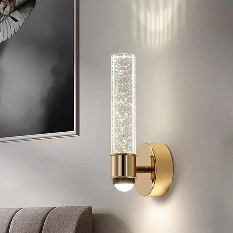Crystal wall light