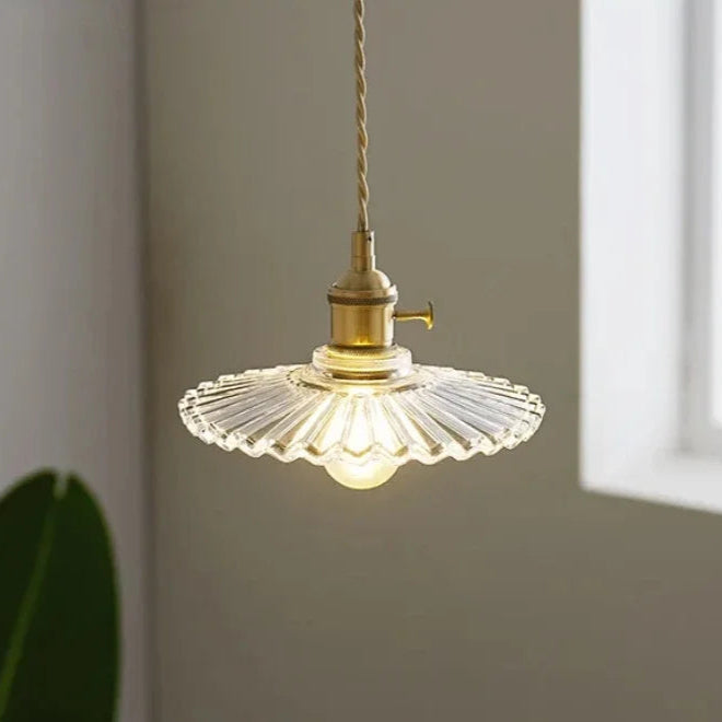 Glas E27 Pendelleuchte