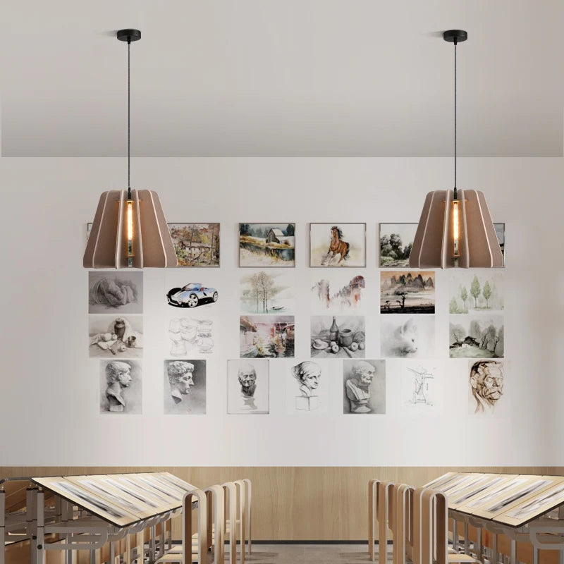 Filz LED Pendelleuchte