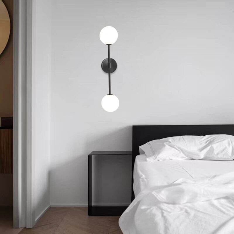 Runde Milchglas Led Wandleuchte