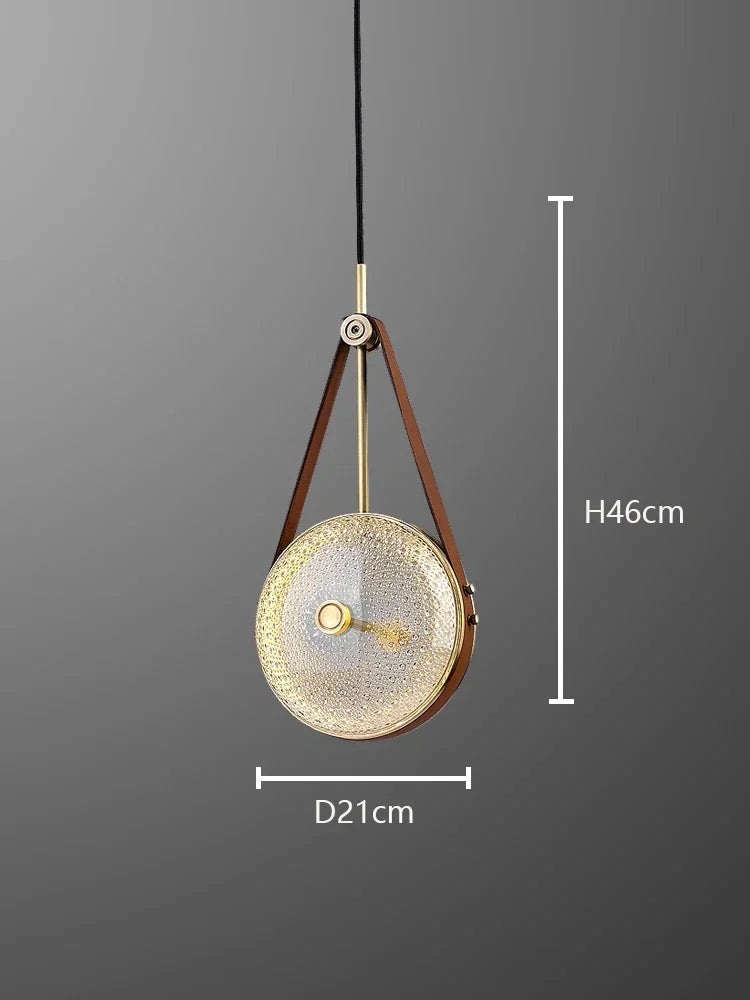 Luxus Kupfer Pendelleuchte