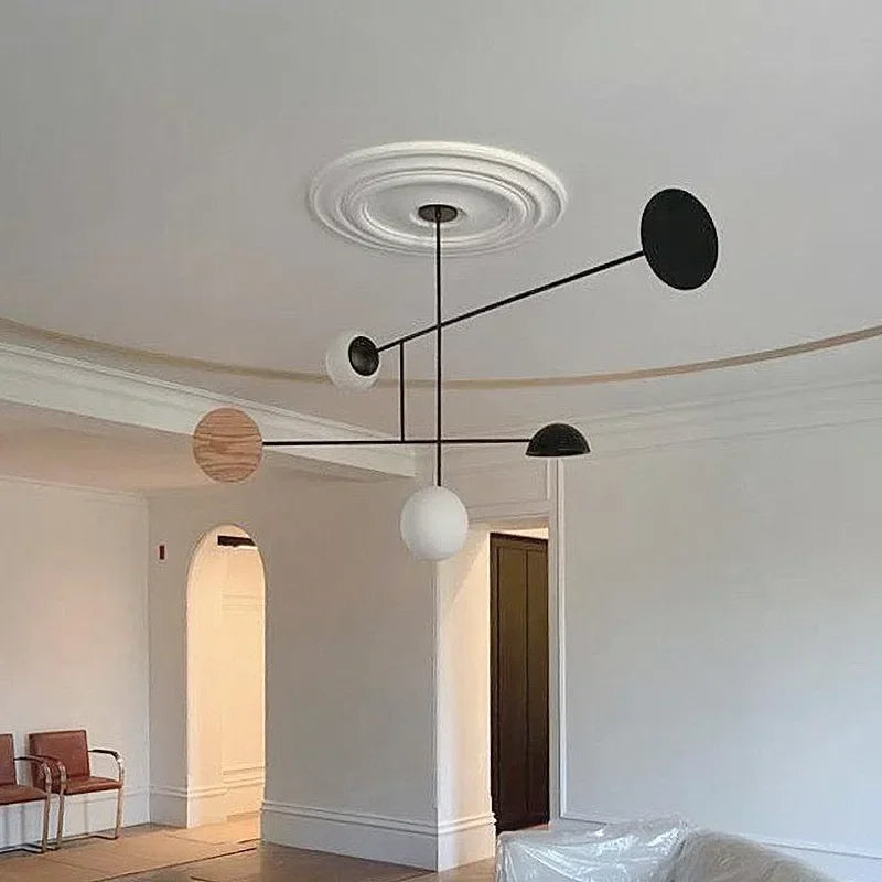 Geometrische LED Pendelleuchte