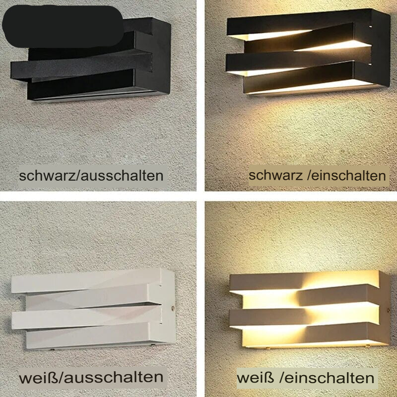 LED wall spotlights for garden & home
