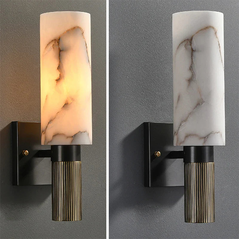 Luxuriose Marmor Wandleuchte