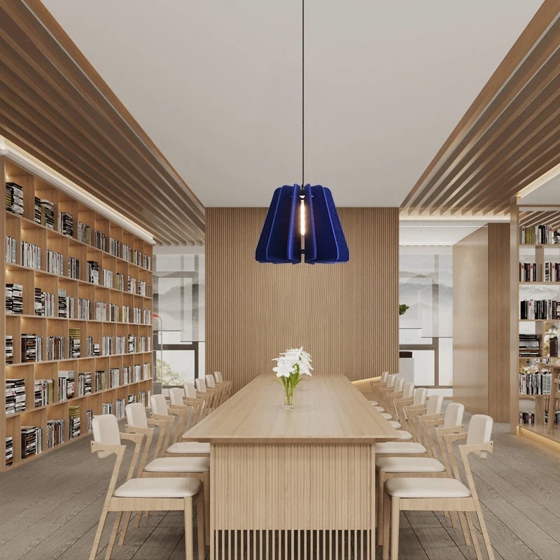 Filz LED Pendelleuchte