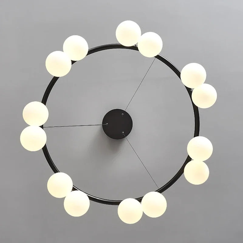 Glas Kugel Pendelleuchte