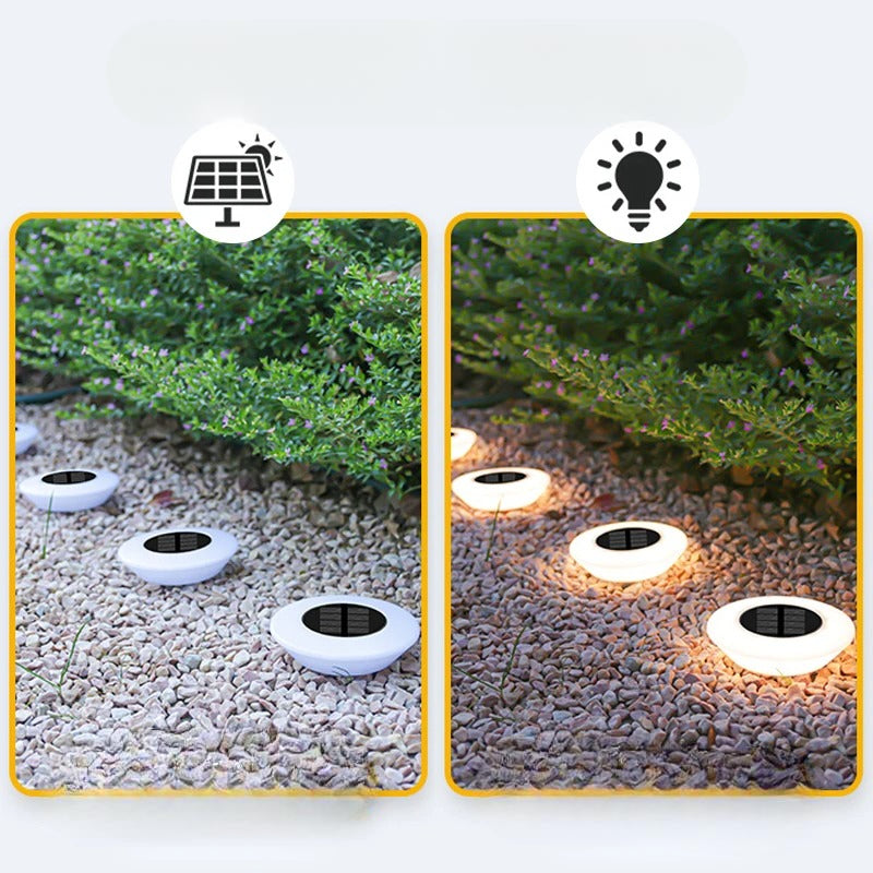 Solar-LED-Bodenleuchte für Wege