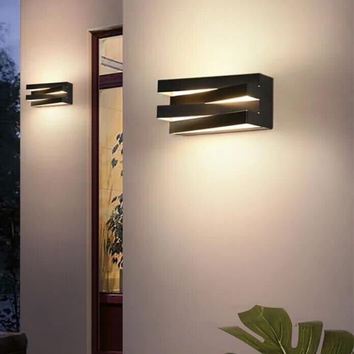 LED wall spotlights for garden & home