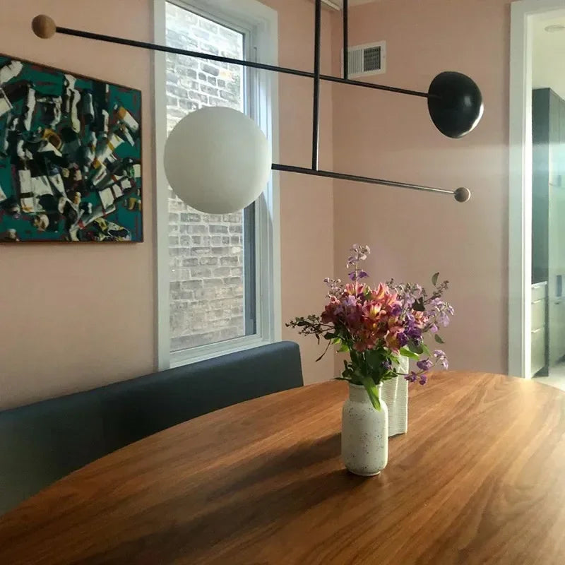 Geometrische LED Pendelleuchte