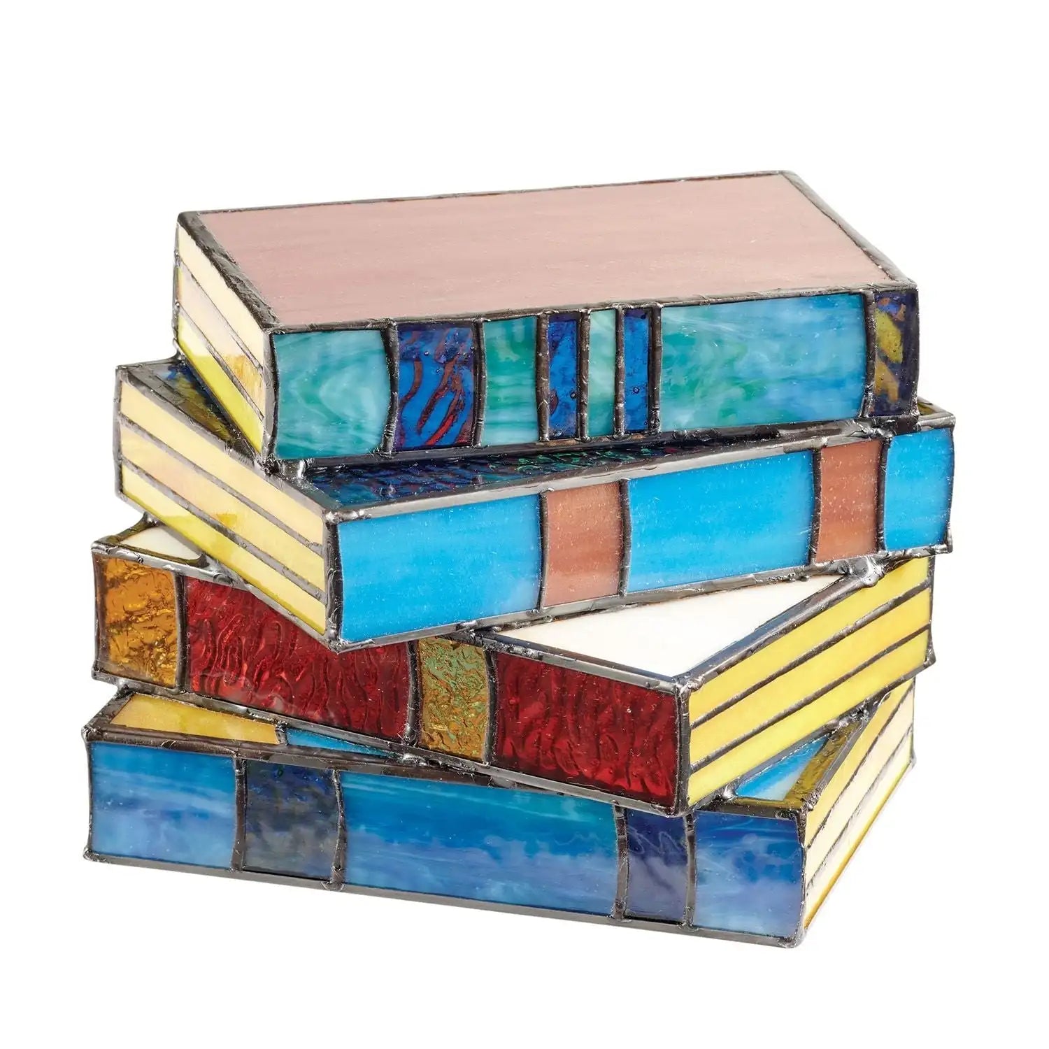 Artistic stained glass table lamp for a stylish ambience