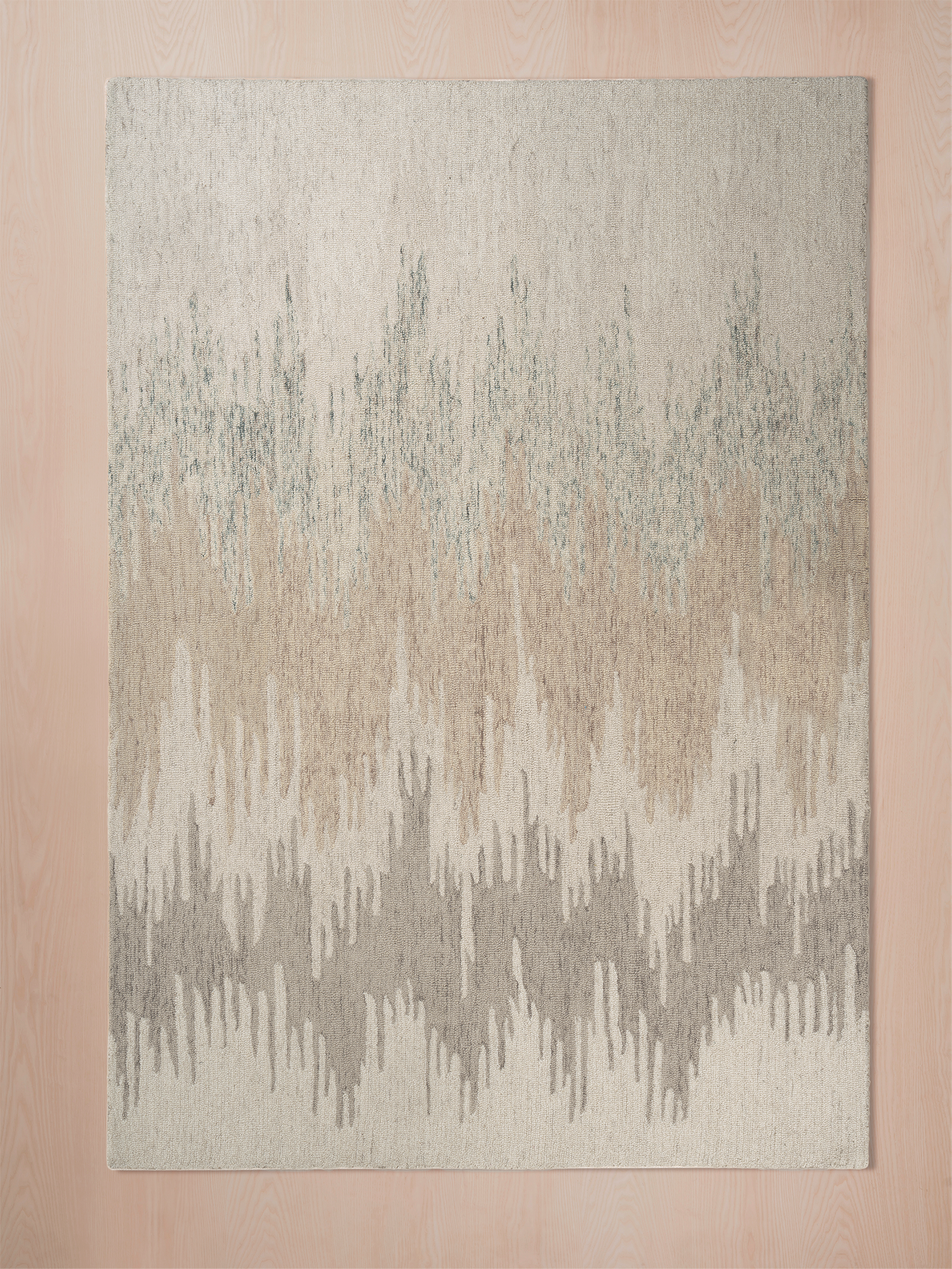 Wollteppich 160x230 200x300 aus Wolle für Wohnzimmer Schlafzimmer