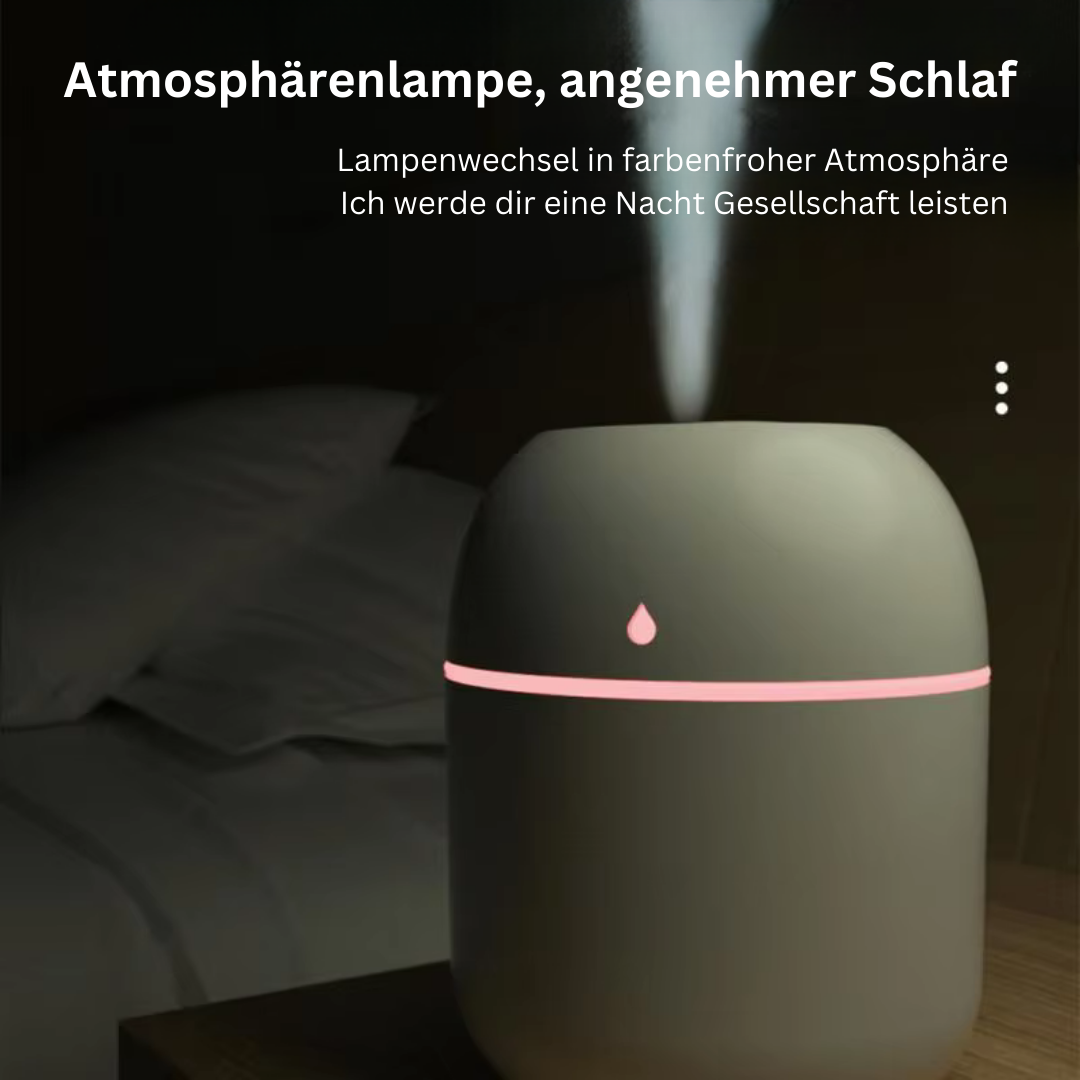 Tragbarer Mini Luftbefeuchter mit USB & Duftfunktion – Für unterwegs & Zuhause