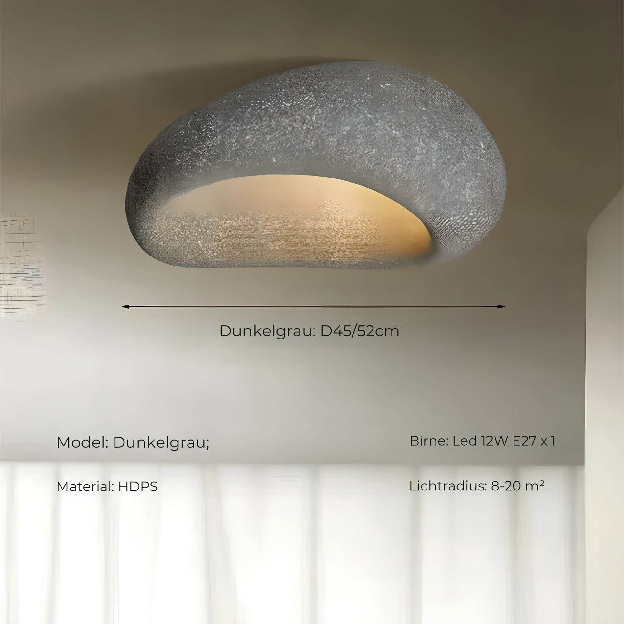 SereneLight Japanische LED Deckenlampe-Aster Selection