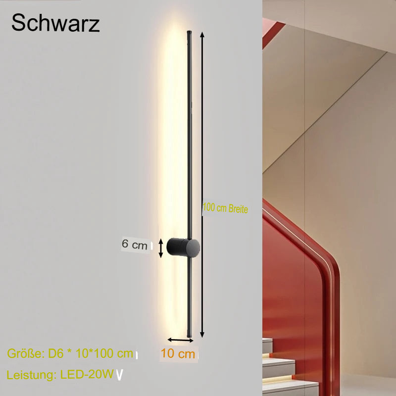 Skandinavische LED-Wandlampe – Dezentes Design mit warmem Licht
