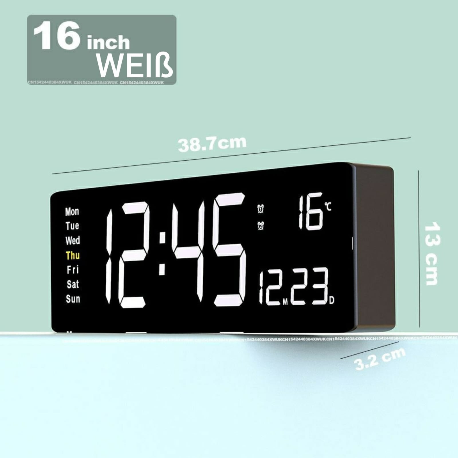 Bunte digitale LED-Uhr-Aster Selection